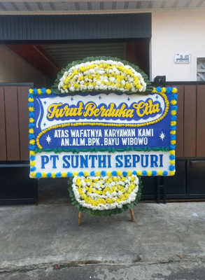 Papan Bunga Duka di Sukabungah